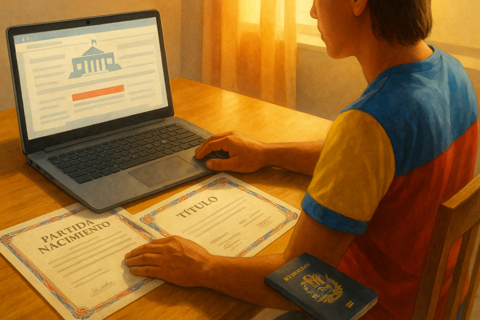 Checklist de trámites migratorios y apostilla digital para venezolanos