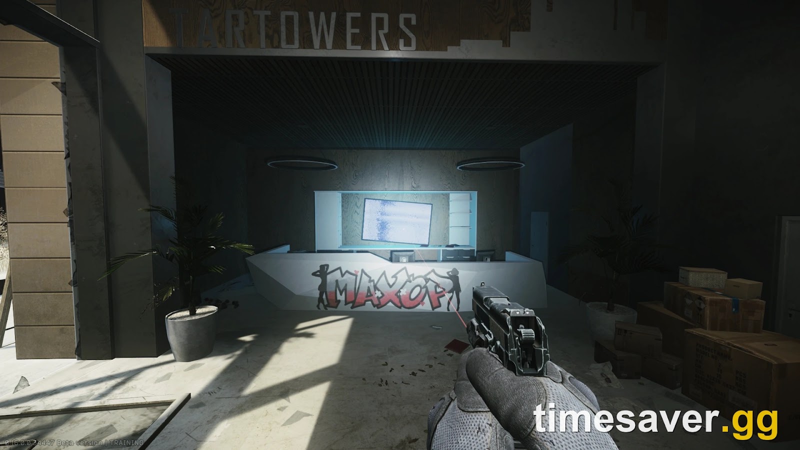 Tartowers sales office interior on Ground Zero in Escape from Tarkov — a high-value loot room