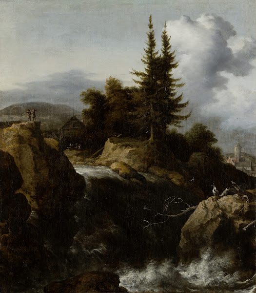 Landscape with Waterfall ca 1650 1660