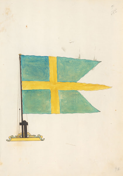 Flag of Sweden 1667 1670