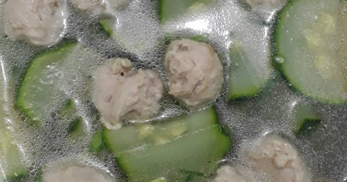 Canh bí ngòi nấu mọc