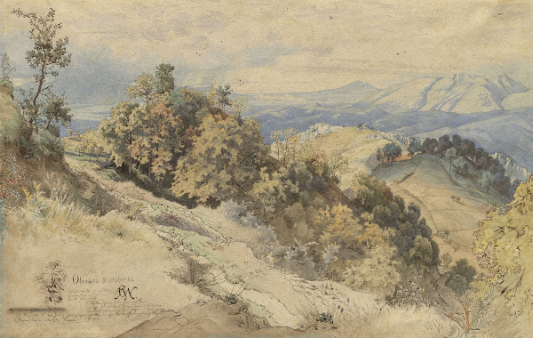 Sun and Rain in the Serpentara near Olevano 1866