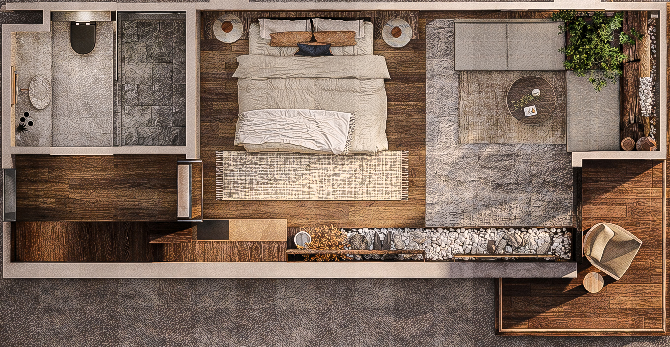 A Sculptural Corner Retreat in Canggu