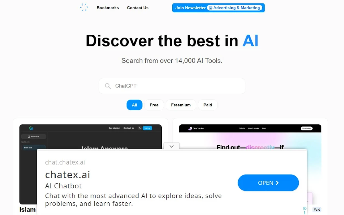 Captura de Mango AI
