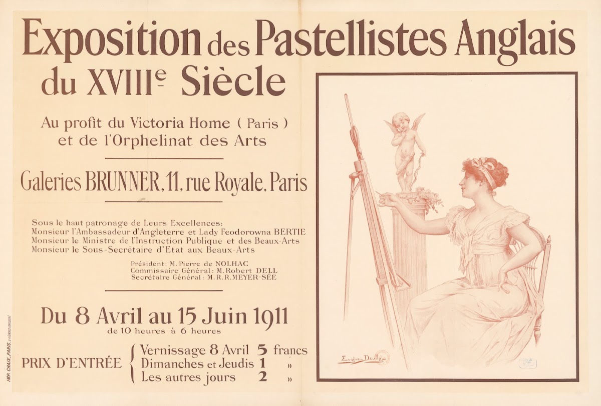 Exposition Des Pastellistes Anglais Du XVIIIè SièCle 1911