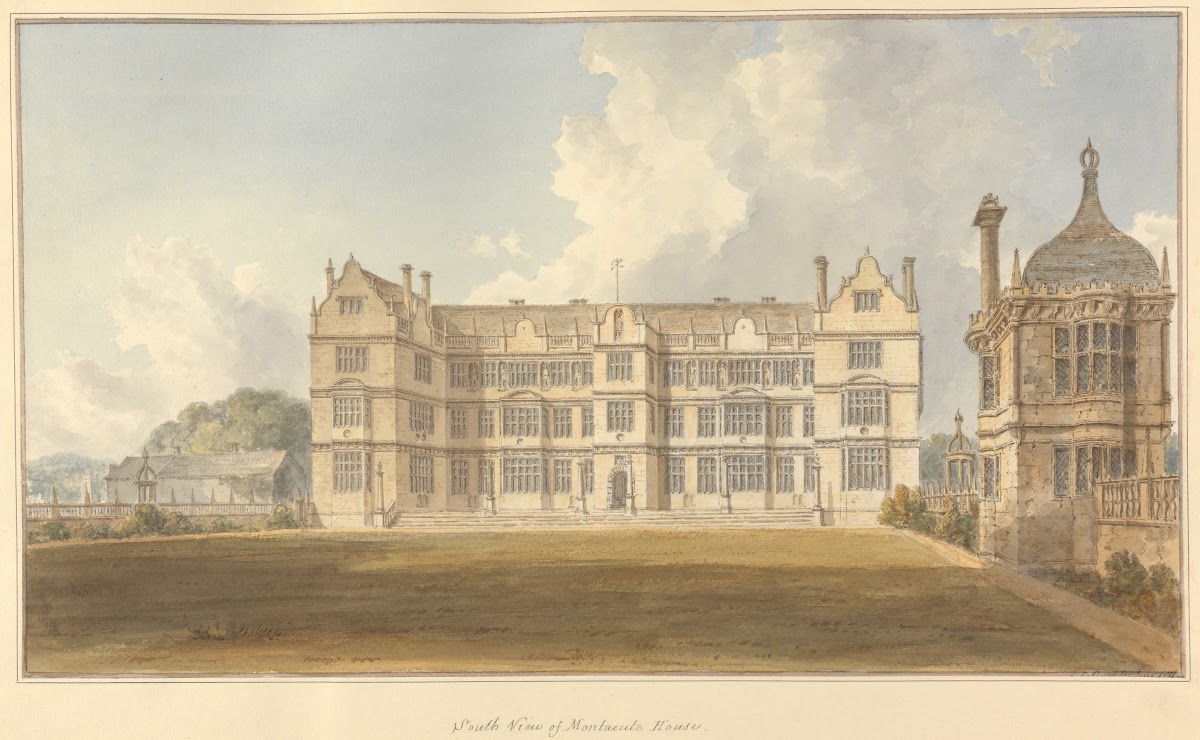 South View of Montacute House 1811