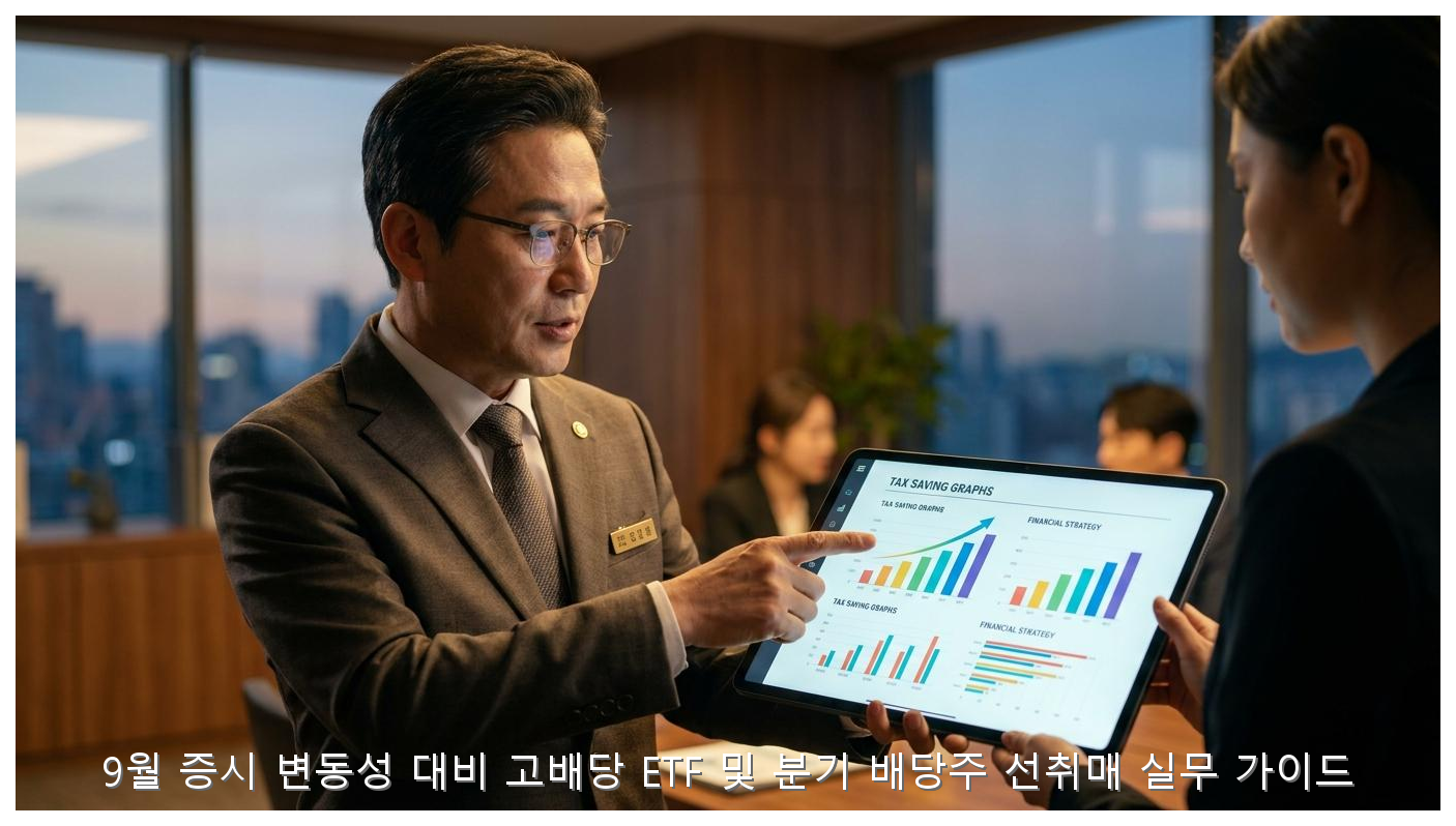 9월 증시 변동성 대비 고배당 ETF 및 분기 배당주 선취매 실무 가이드 핵심 안내 및 분석 인포그래픽 (7)