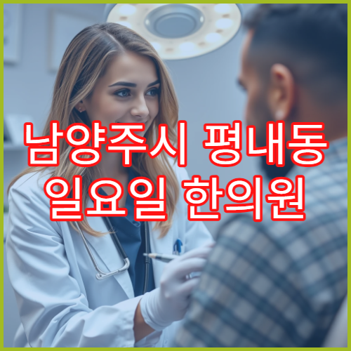남양주시 평내동 일요일 한의원 허리통증 추나요법 치료