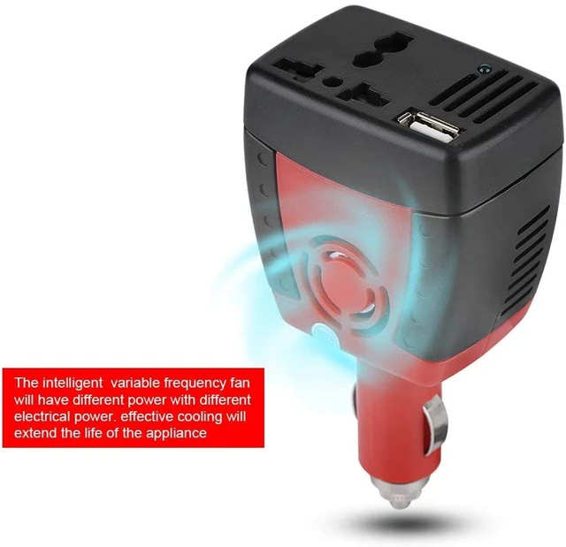 ដុំបំលែងភ្លើង​រថយន្ត 220v - Converters Slot Car Inverter 12V to 220V