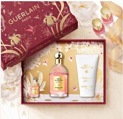 PACK SET GUERLAIN  aqua allegoria rossa rossa eau de toilette 75ml