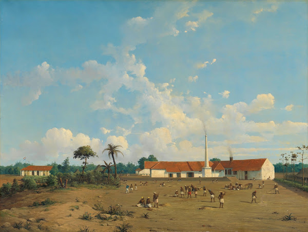 The Kemanglen Sugar Factory Near Tegal Or Tagal Java 1870   1875