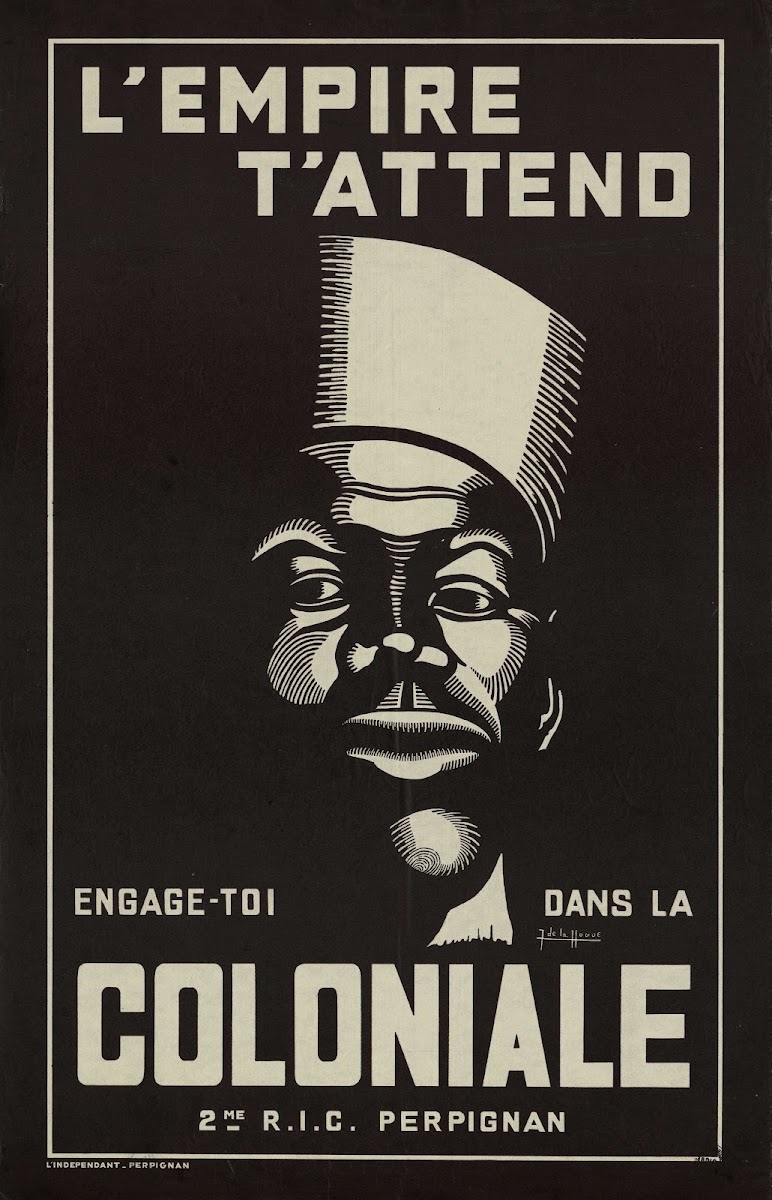 Affiche de recrutement de lArmée de Vichy  LEmpire tattend 2e RIC 1940 1942