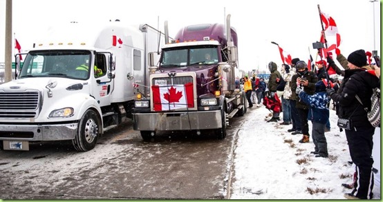 Canada-truck-convoy