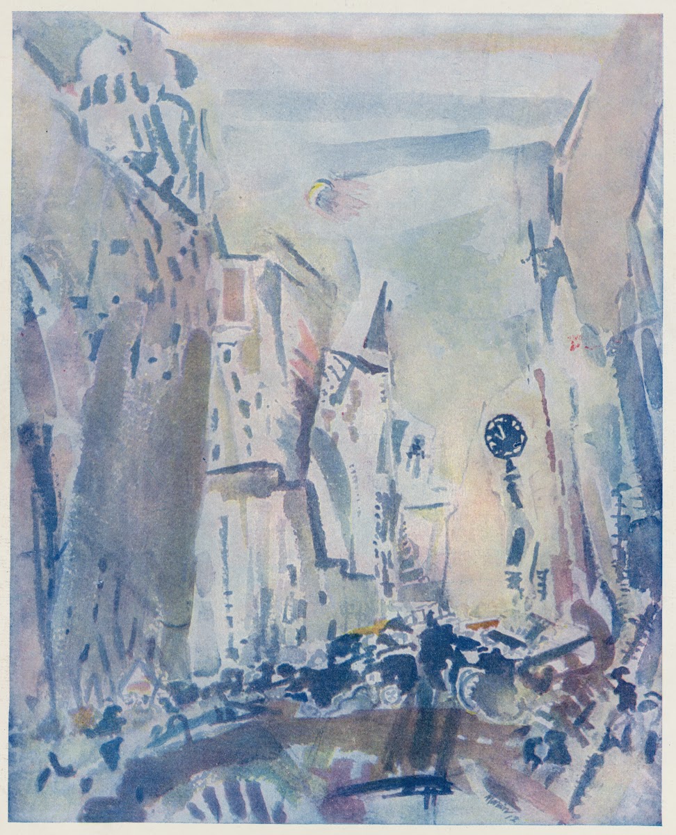 Fifth avenue  as it looks to a leader of the post impressionists 1912