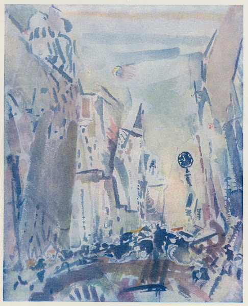 Fifth avenue  as it looks to a leader of the post impressionists 1912
