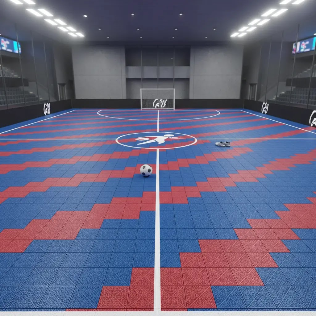 Apa nama jenis lantai yang digunakan untuk futsal