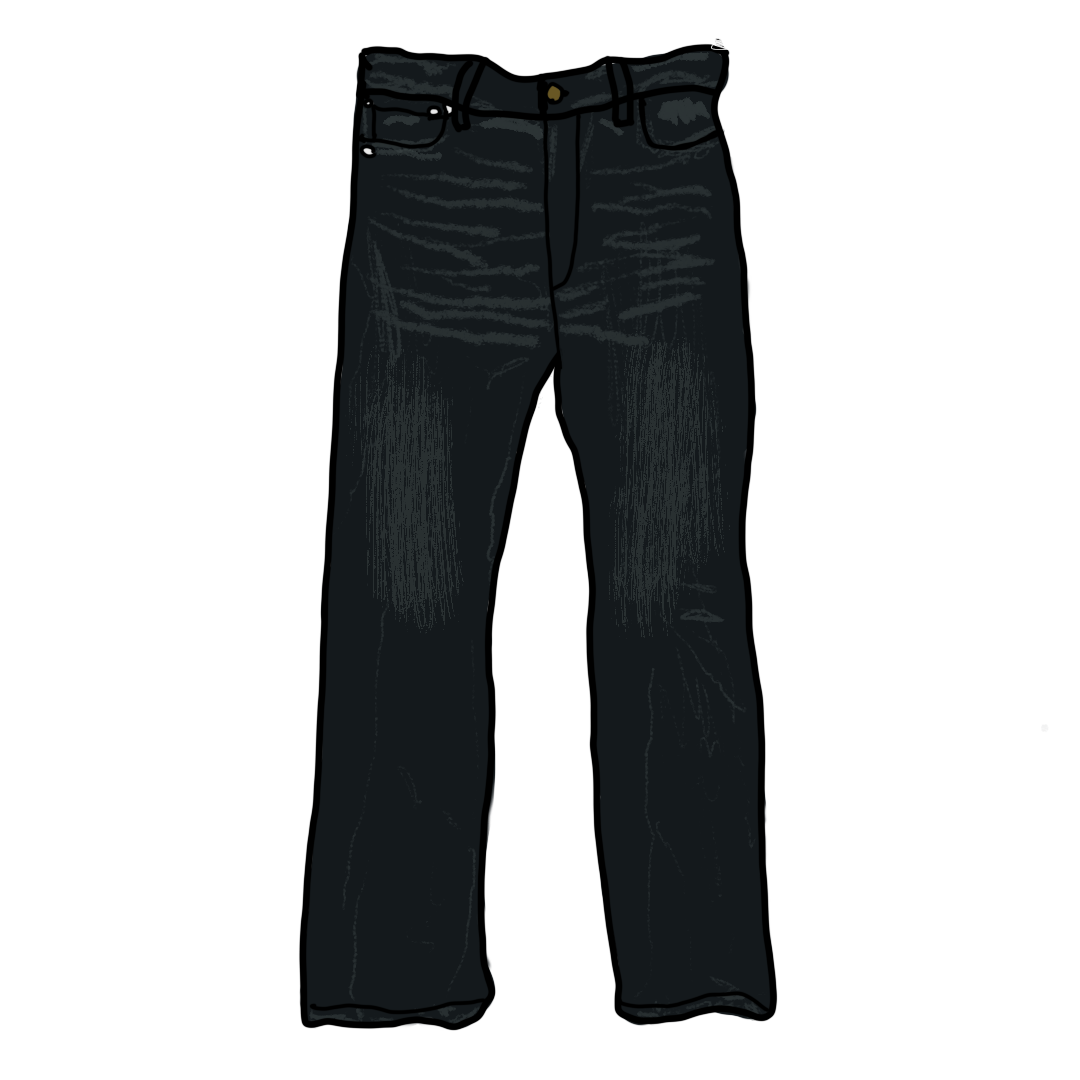 Yeezy BALENCIAGA TROMPE L'oeil Denim Prototype product image