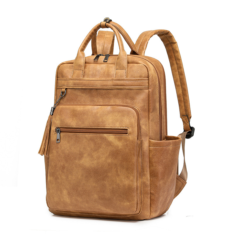 Women's PU Backpack, Large Capacity