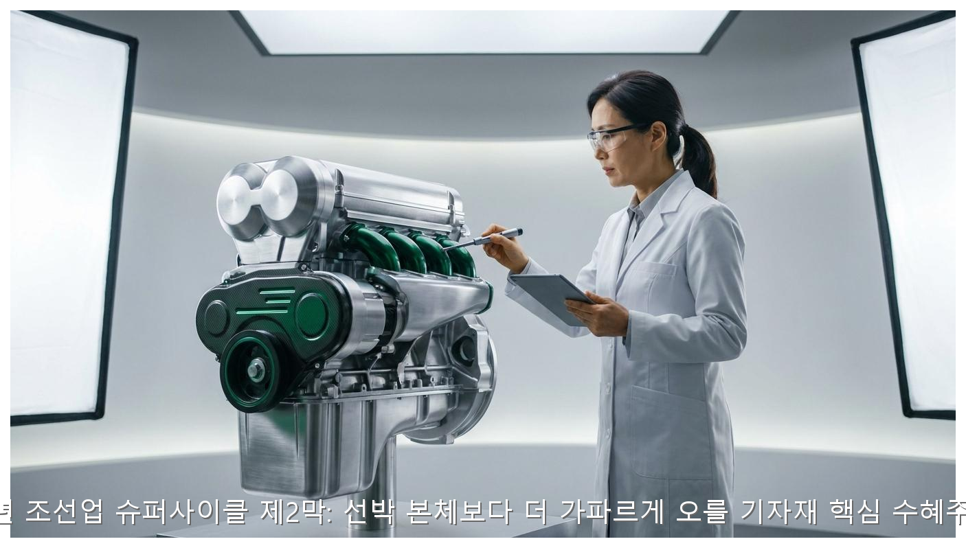 2026 조선 기자재 핵심 수혜주 분석 핵심 안내 및 분석 인포그래픽 (3)