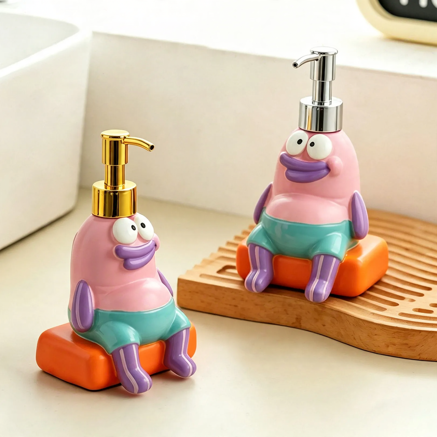Fish soap dispenser with pump lid, 300 ml