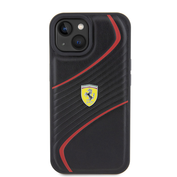 Ferrari FEHCP15SPTWK iPhone 15 6.1 custodia rigida nera/nera