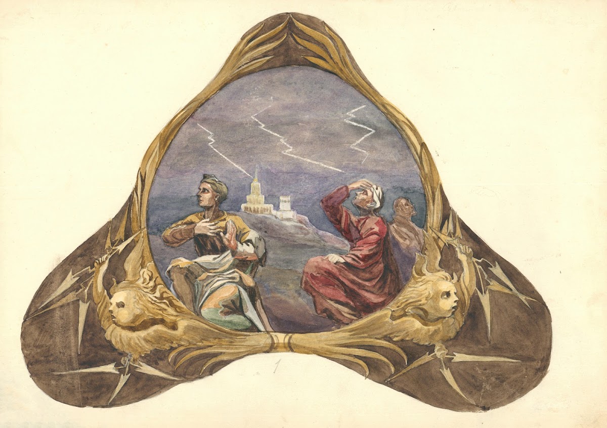 Niewierni rażeni piorunami 1912