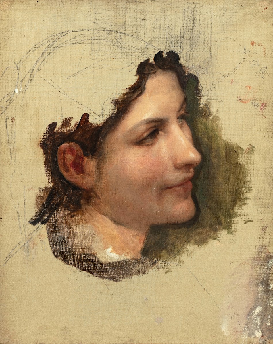 Etude de tête de femme