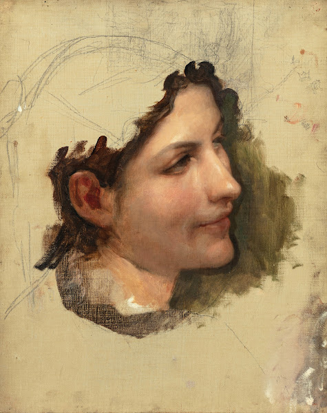 Etude de tête de femme