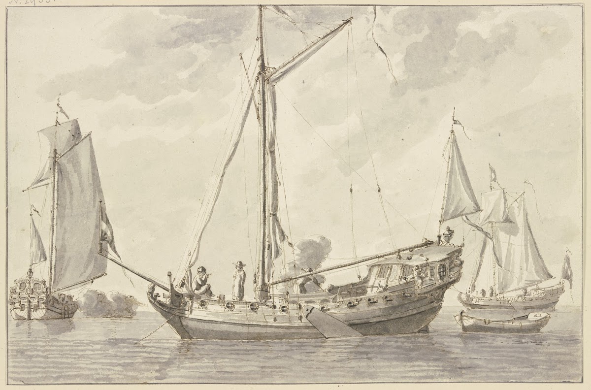 Three canonball boats