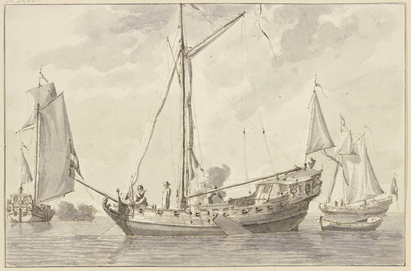 Three canonball boats