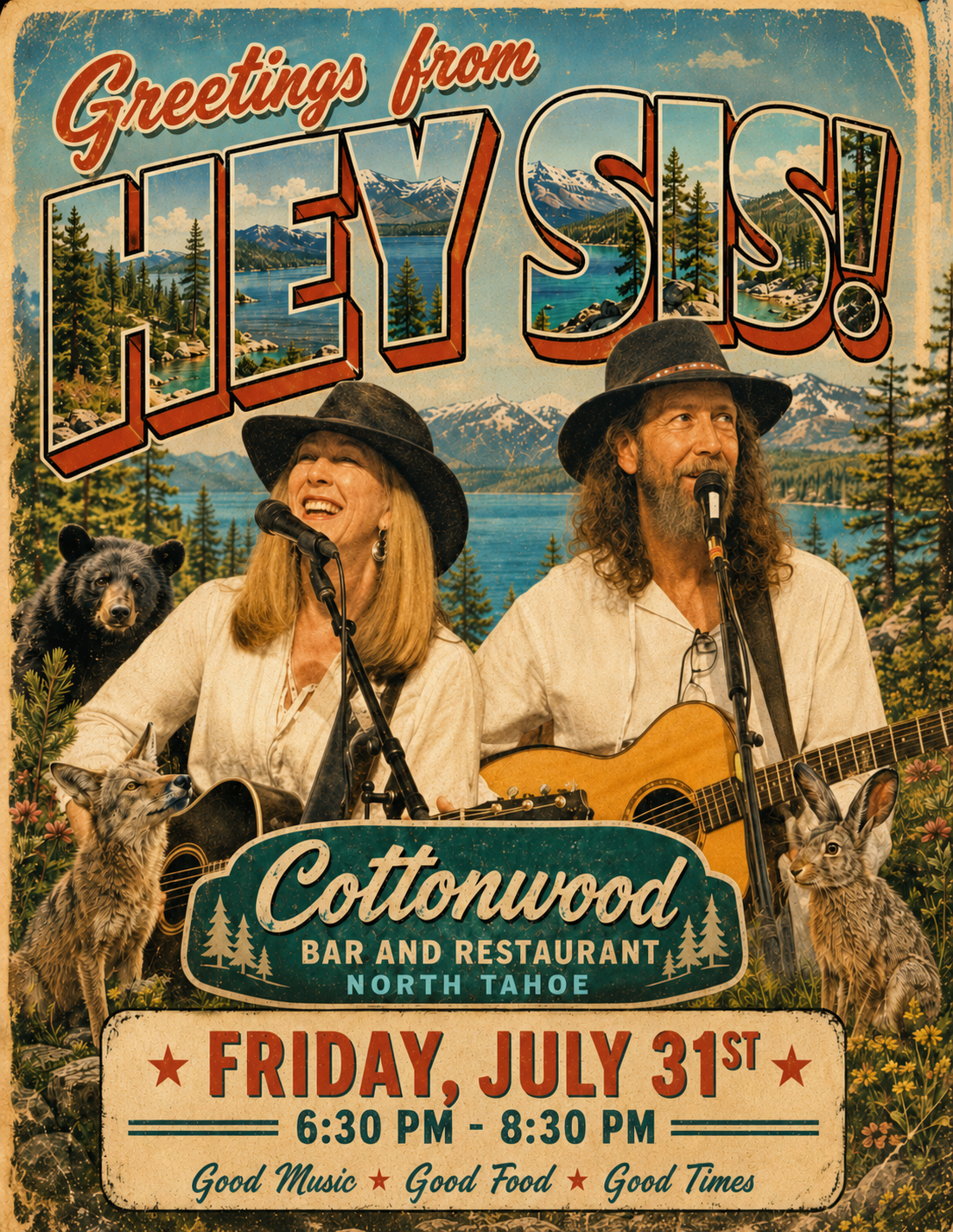 Hey Sis! at Cottonwood!