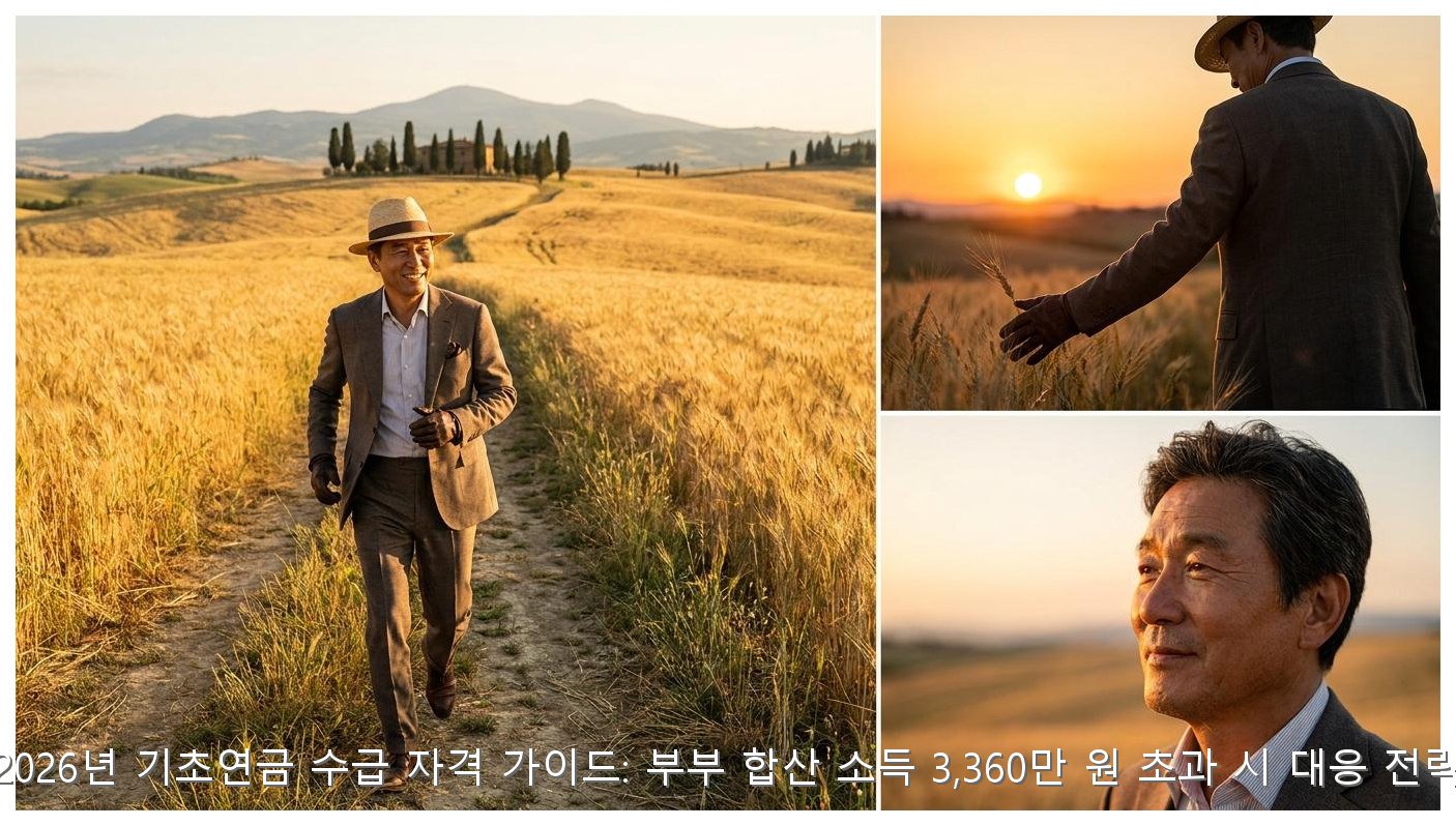 2026년 기초연금 800만 원 지키는 자산 관리법 핵심 안내 및 분석 인포그래픽 (4)