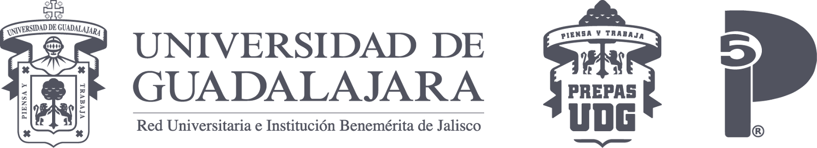 Logo Universidad de Guadalajara - Prepa 5