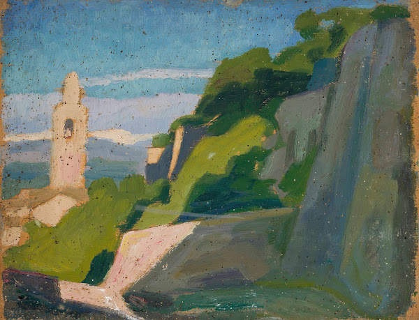 Landscape with a shrine