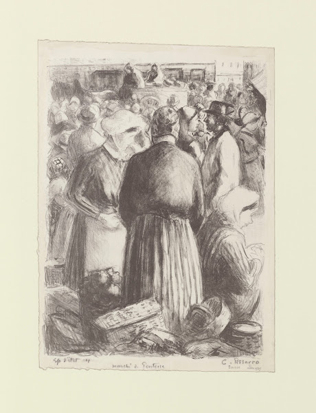 Marché à Pontoise 1895