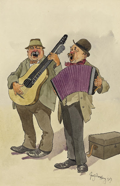 Straßenmusikanten 1907