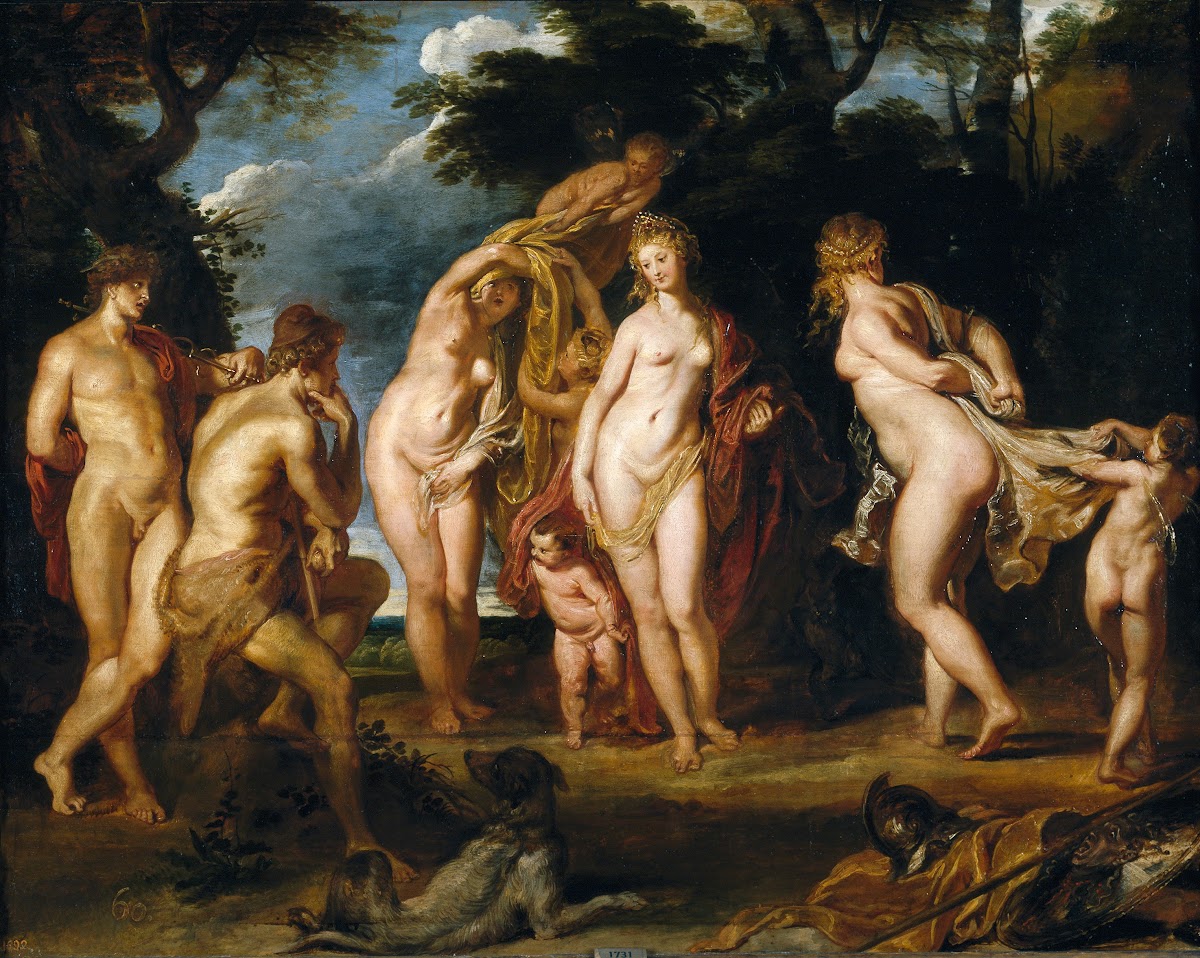 The Judgment Of Paris Circa 1606