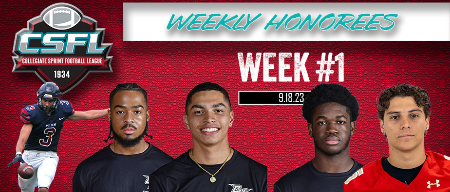 Week #1 CSFL Honorees (9-18-23)