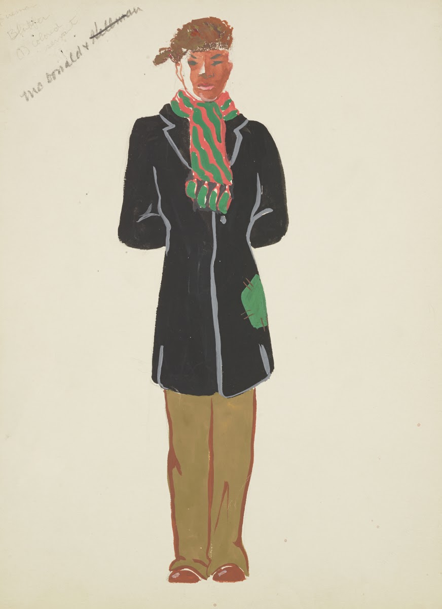 New York Fireman Patched Black Coat Brown Trousers Brown Cap 1934 1943