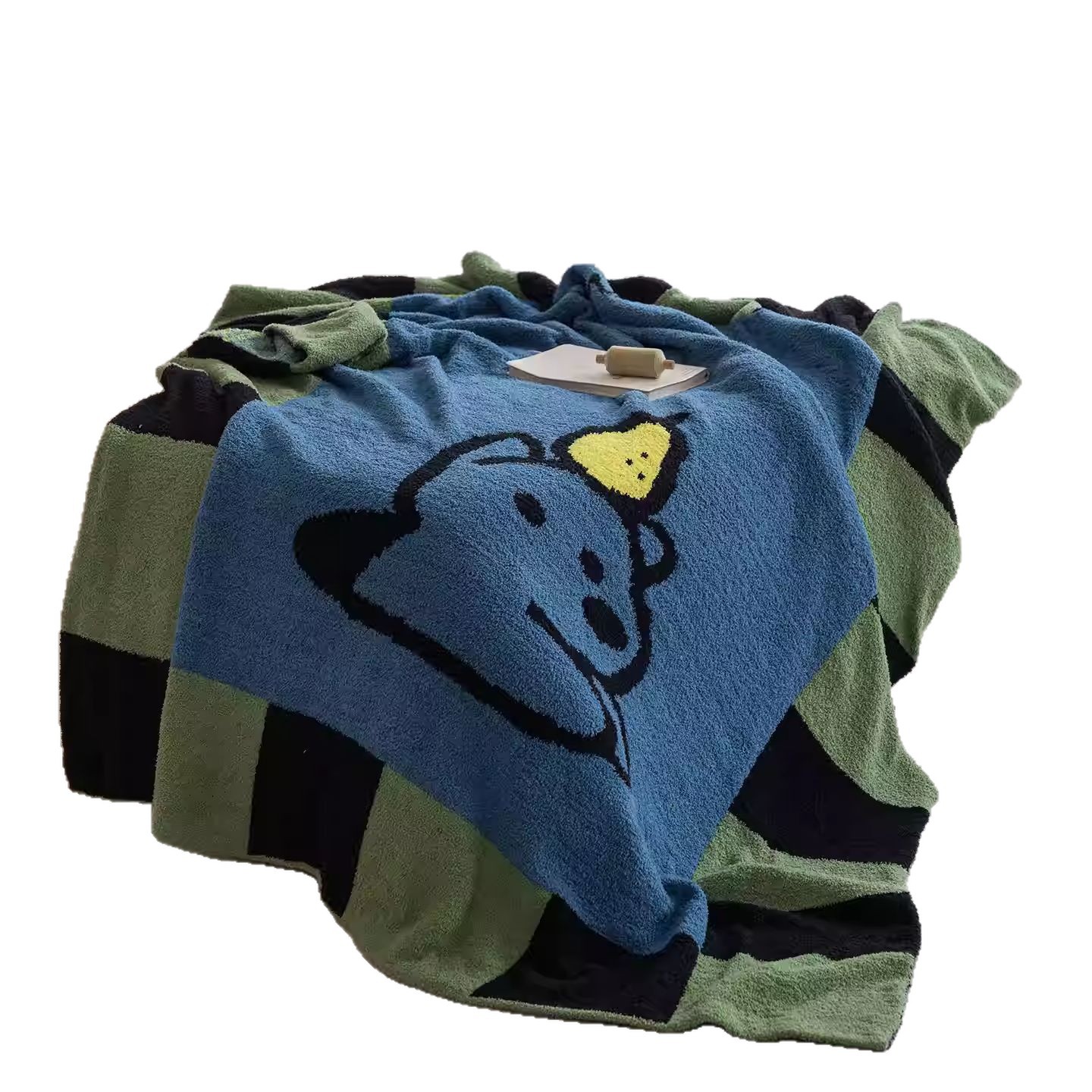Soft cozy blanket for sofa and office, 130x170 cm