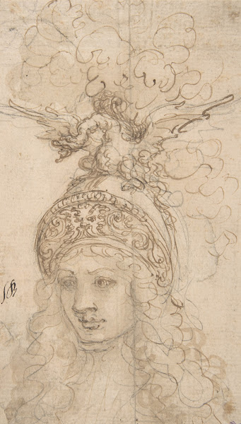 Design for a Helmet with a Dragon Presented in Frontal View 16521725