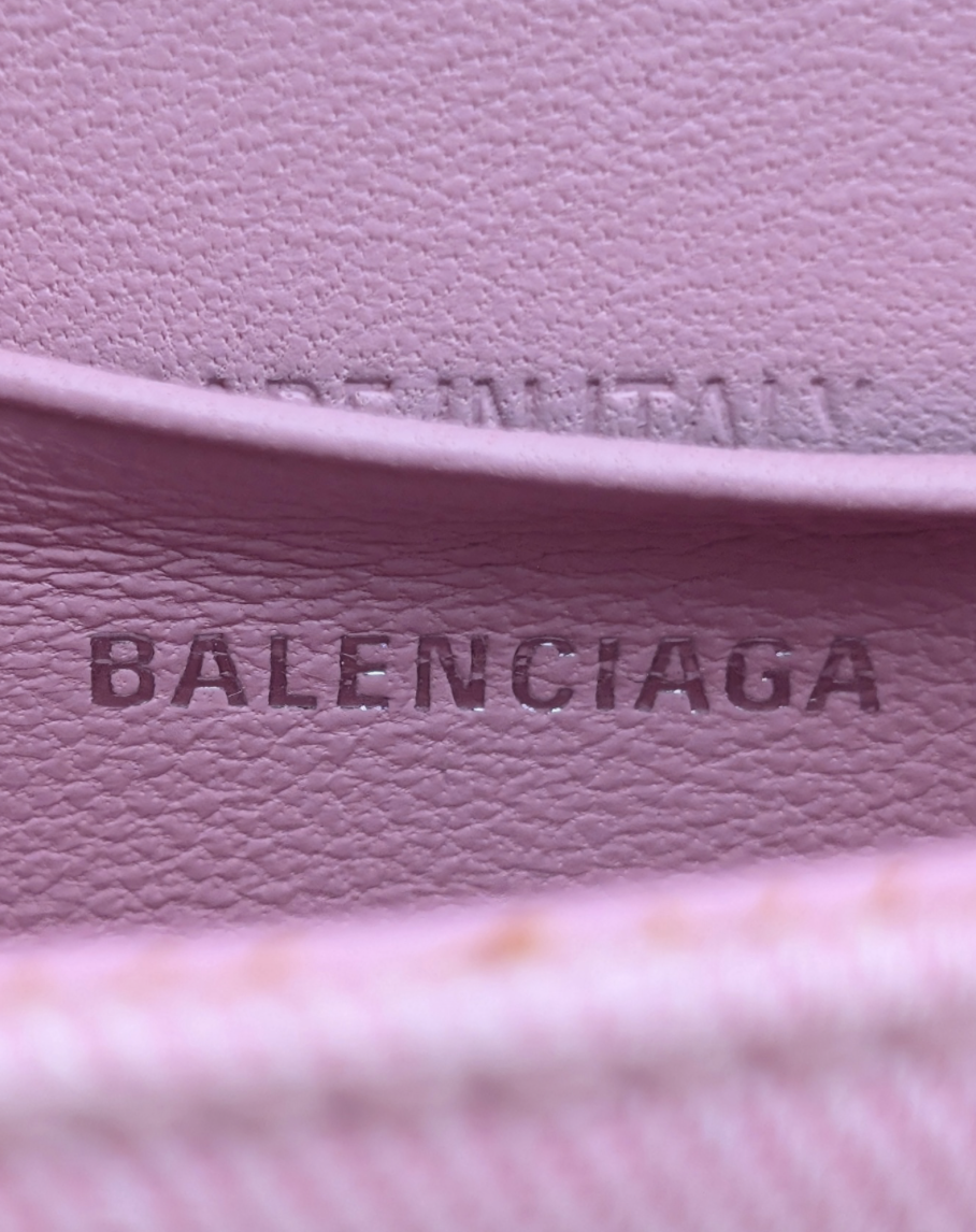 Balenciaga Borsetta Hourglass Mini Rosa – Image 7