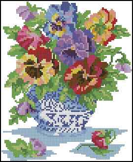CMP 170096 Pansies