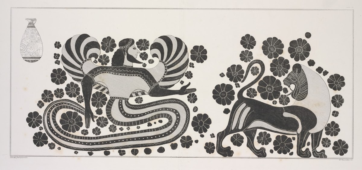 A winged ichthyomorphic fish form god perhaps Oannes Dagon or Cadmus 1844 1861 5445x2555 (1)