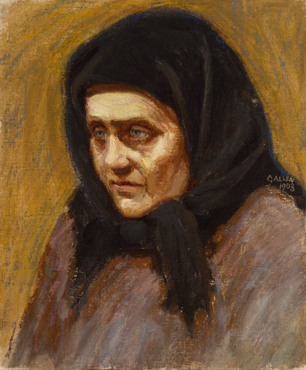 Mustahuivinen nainen 1903