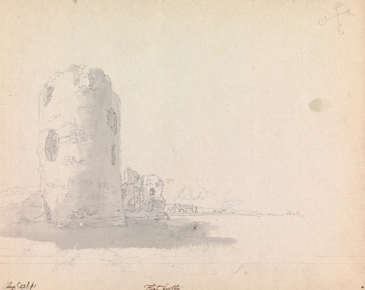 Flint Castle Wales 1791