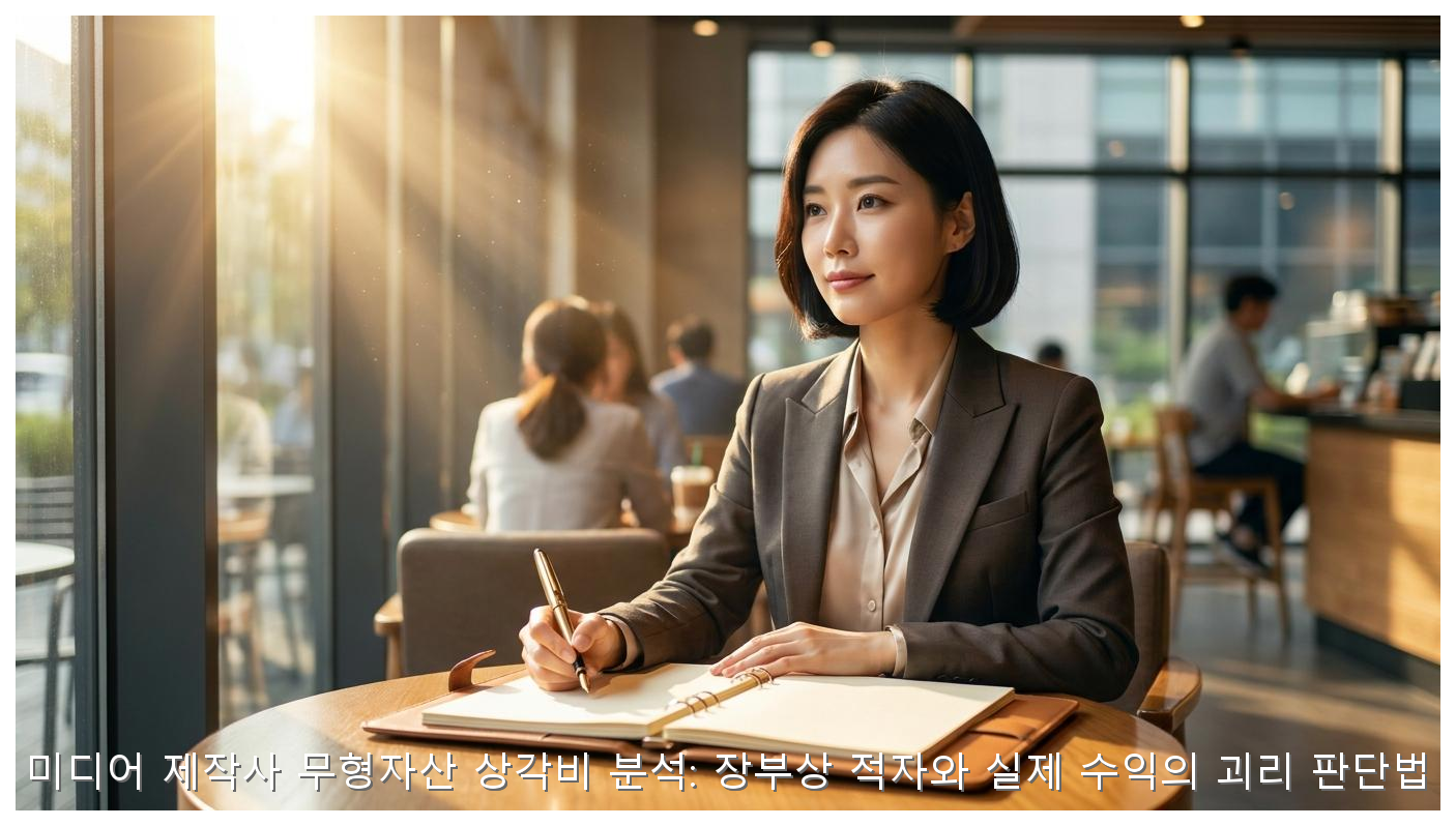 미디어 제작사 무형자산 상각비 분석: 장부상 적자와 실제 수익의 괴리 판단법 핵심 안내 및 분석 인포그래픽 (5)