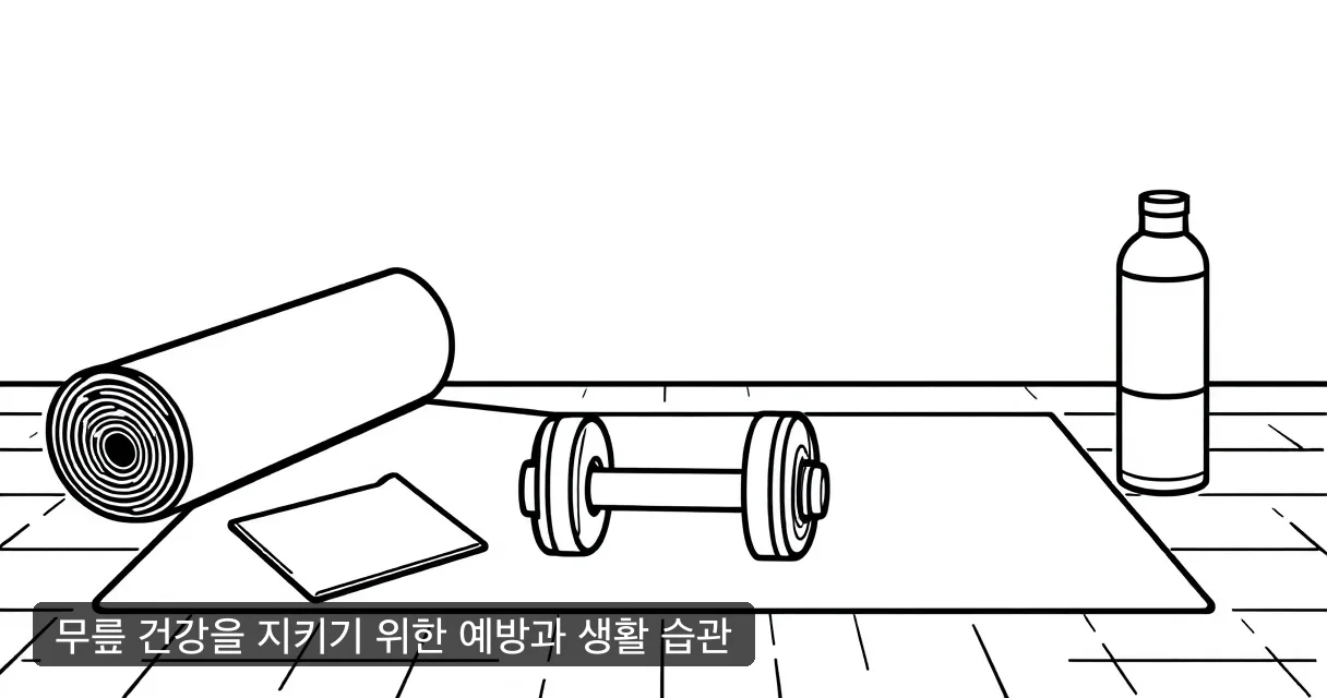 무릎 건강을 지키기 위한 예방과 생활 습관