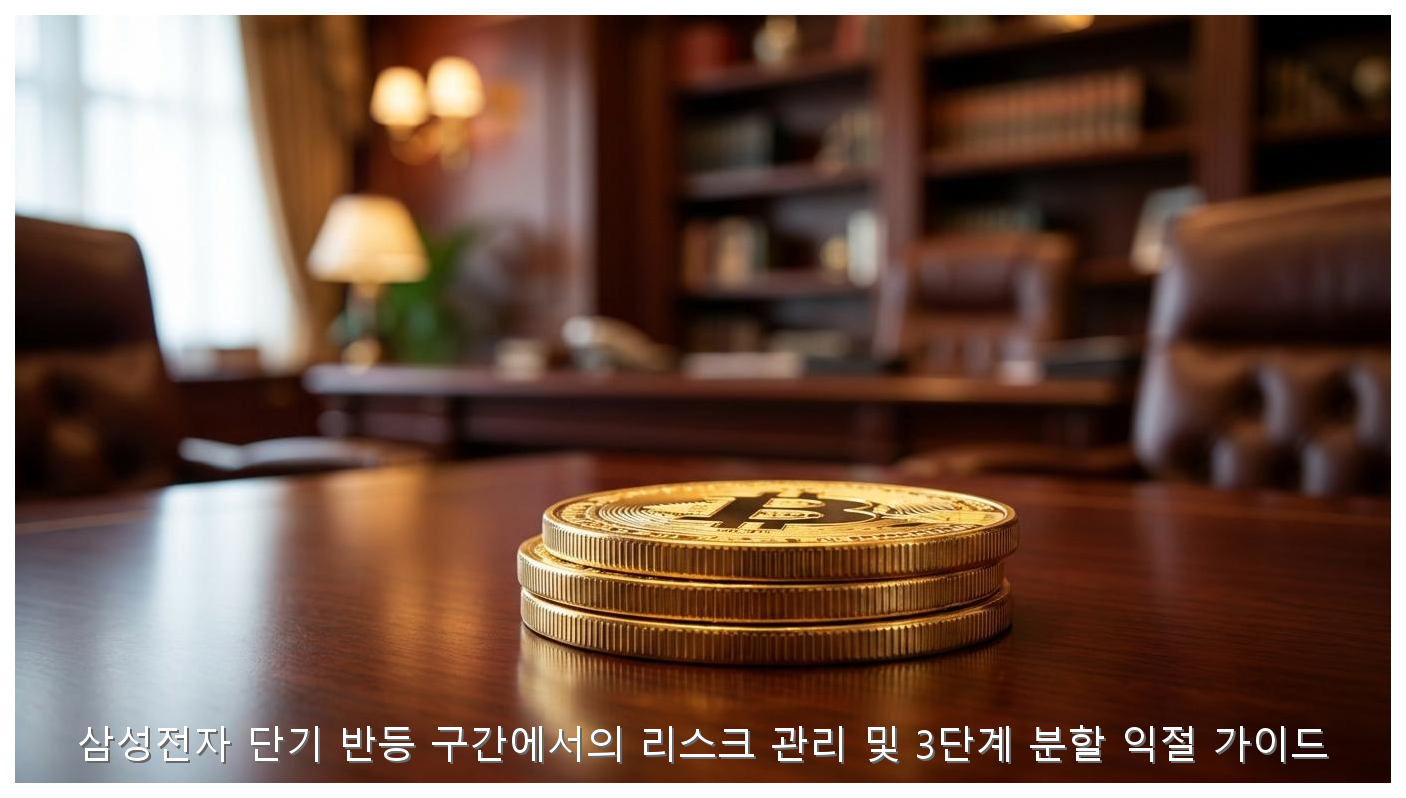 삼성전자 단기 반등 구간에서의 리스크 관리 및 3단계 분할 익절 가이드 핵심 안내 및 분석 인포그래픽 (4)