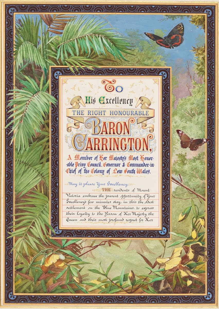 Addresses Presented To Lord Carrington Governor Of New South Wales Pl15 1888